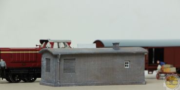 Fertigmodell "Bahnhof Sielmingen in H0 / Exklusiv mit Stationsschilder "Sielmingen" (LOEWE Art-Nr 1011)"